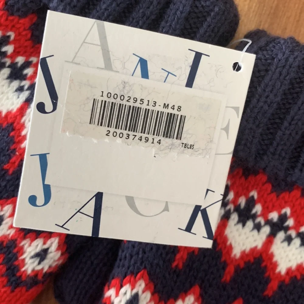 Janie and Jack Multi-Color Mittens Unisex